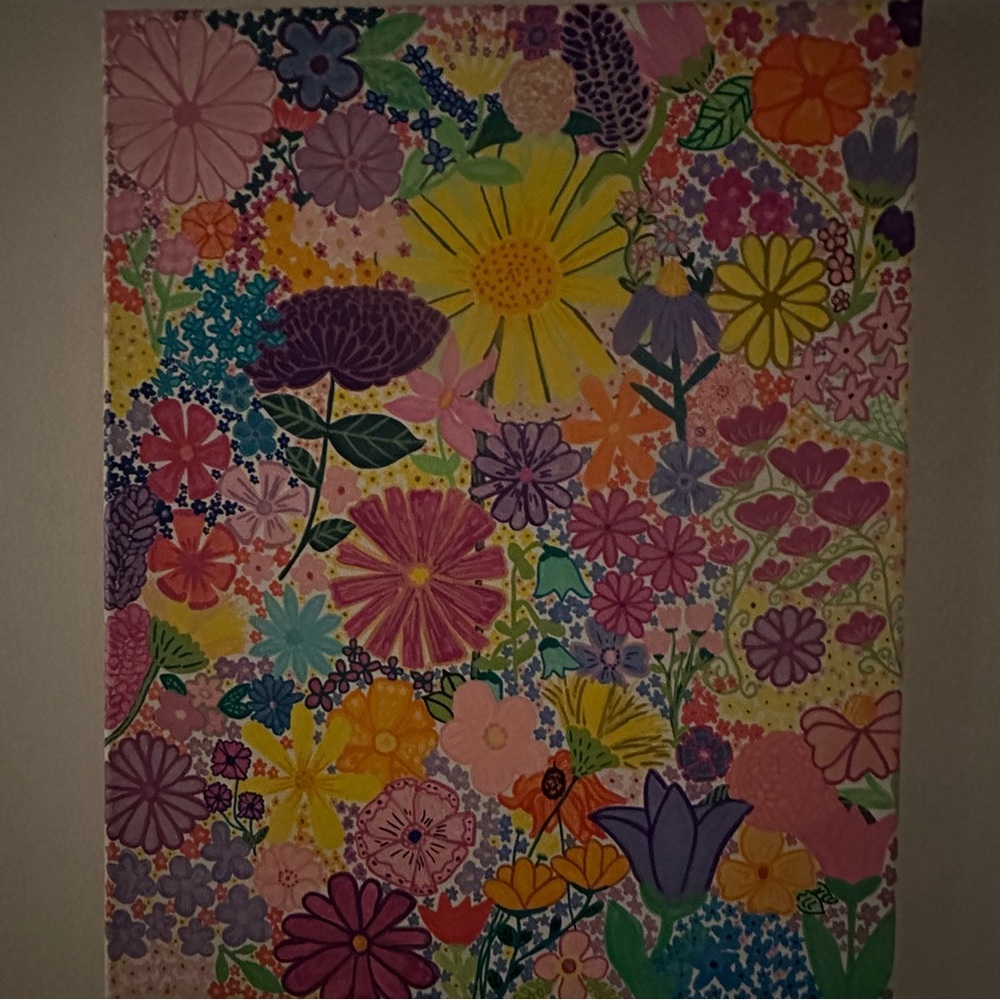 Colorful Floral Painting - Picture 6 of 8